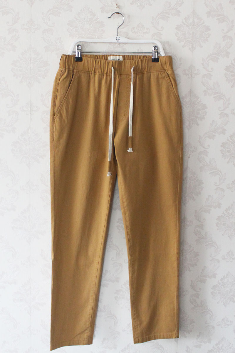 Linen sales pants joggers