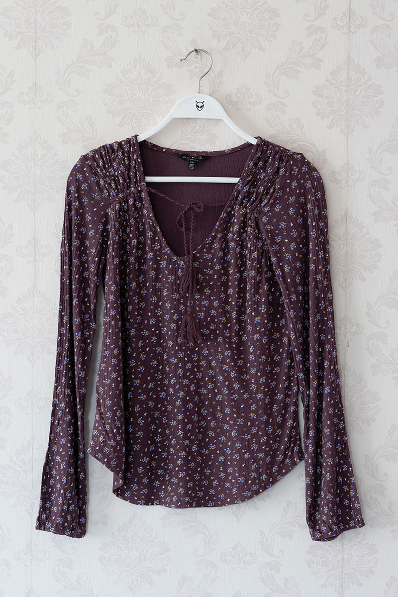 Women's Crinkled V-Neck Tops for Summer