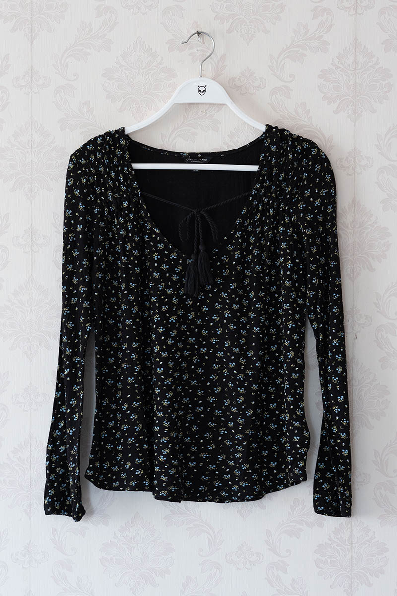 Women's Crinkled V-Neck Tops for Summer