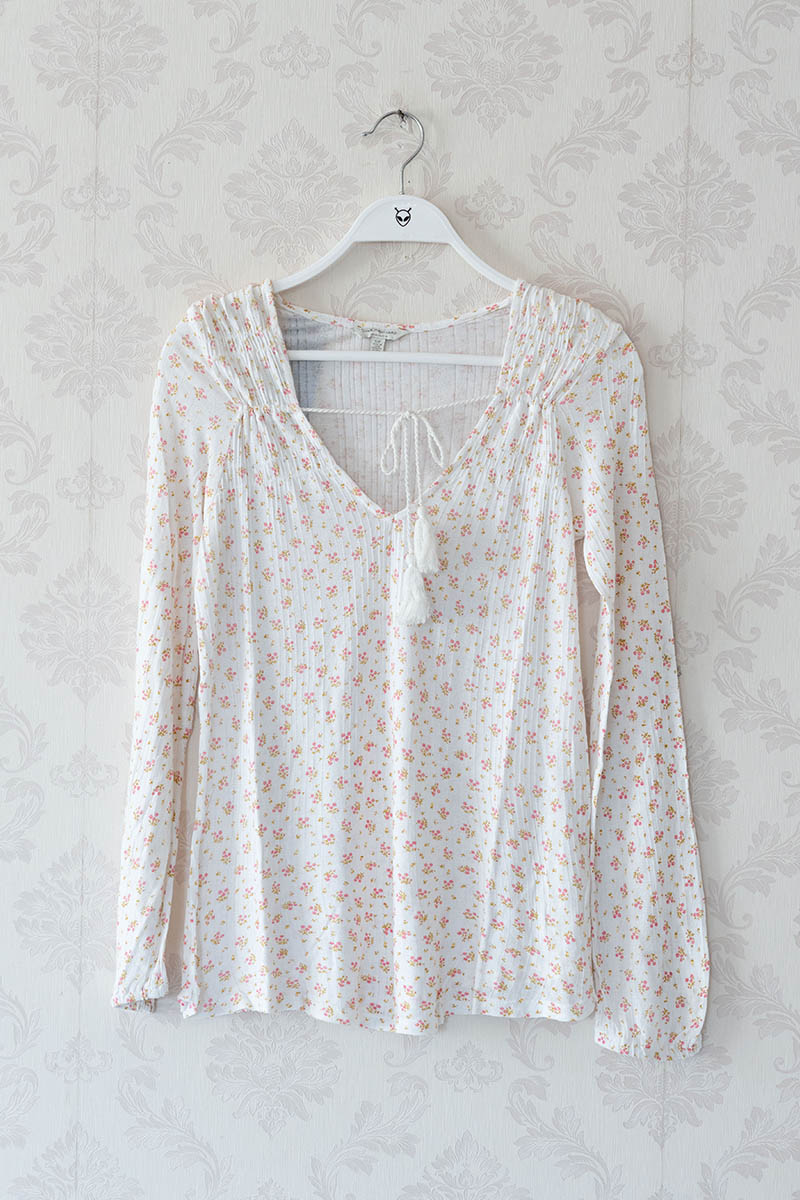 Women's Crinkled V-Neck Tops for Summer
