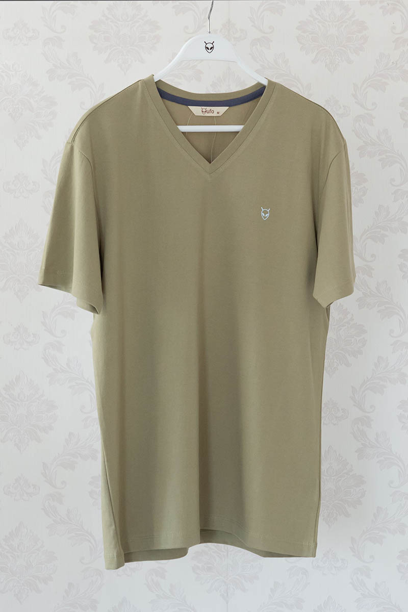 Men's Basic V-Neck T-Shirt from UFO